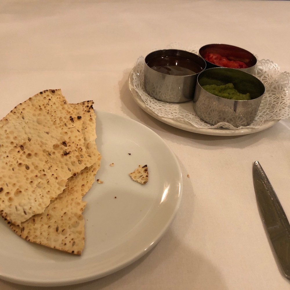 Indigo - Papadum and chutneys came complimentary - Indian Near Me - Rehoboth Beach, Delaware Indigo - Papadum and chutneys came complimentary - Indian Near Me - Rehoboth Beach, Delaware