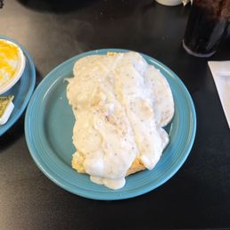 Single biscuit and gravy Single biscuit and gravy