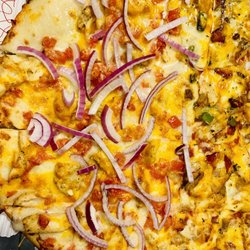 Flyers Pizza & Subs - Half N Half - Garlic Chicken & South Western