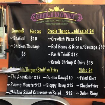Gumbo to Geaux - Menu - Food Trucks Near Me - Birmingham, Alabama
