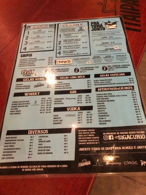 Menu photo 2 Curió - Pra Cumê e Beber Natal, RN