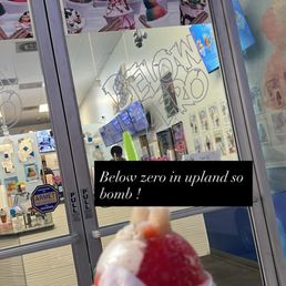 My shaved ice with a combination of ice cream