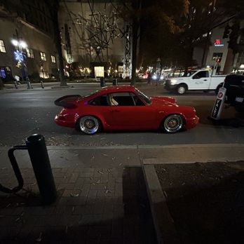 Eddie V's Prime Seafood - The Porsche out front - Seafood Near Me - Charlotte, North Carolina