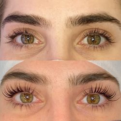 Monique Powers Beauty Boutique - Lash lift & tint before after
