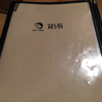 Toshi Sushi - Front of menu~ - Sushi Bars Near Me - Vancouver, British Columbia Toshi Sushi - Front of menu~ - Sushi Bars Near Me - Vancouver, British Columbia