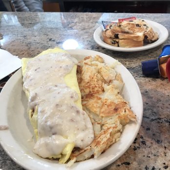 Early Bird - Country omelette and cinnamon raisin toast - Breakfast & Brunch Near Me - Northville, Michigan Early Bird - Country omelette and cinnamon raisin toast - Breakfast & Brunch Near Me - Northville, Michigan