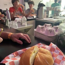 Johnny's Pork Roll and Coffee too - Locals enjoy