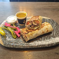 Shawarma Anas - this is the mix ed beef and chicken shawarma wrap