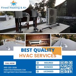 Finest Heating & Air - Mitsubishi mini split celling cassette installation
Best quality work
Call us for more details