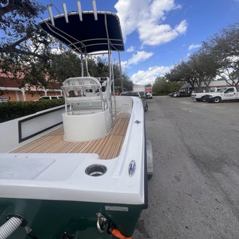 The Boat Guys - Upgrade to modern cleats. That stow flat. So no more caught cast nets plus cup holders - Boat Repair Near Me The Boat Guys - Upgrade to modern cleats. That stow flat. So no more caught cast nets plus cup holders - Boat Repair Near Me