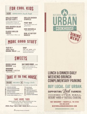 Menu photo 8 Urban Cookhouse Nashville, TN Menu photo 8 Urban Cookhouse Nashville, TN