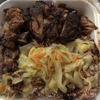 Jamaica Thymes - Jerk chicken, rice and peas, cabbage - Caribbean Near Me - Worcester, Massachusetts