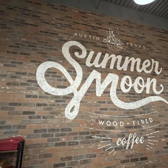 Summer Moon Coffee - a brick wall with a sign on it - Coffee Roasteries Near Me - Austin, Texas Summer Moon Coffee - a brick wall with a sign on it - Coffee Roasteries Near Me - Austin, Texas