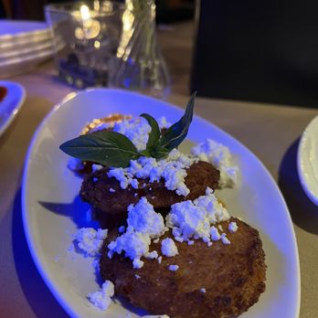 Aqua Terra Bistro - Fried Panko Tomatoes - Southern Near Me - Buford, Georgia Aqua Terra Bistro - Fried Panko Tomatoes - Southern Near Me - Buford, Georgia