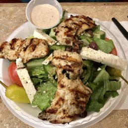 Greek Salad with Grilled Chicken