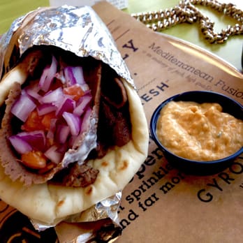 Gyroville - "Zeus"! Delicious gyro and chicken wrap! - Greek Near Me - Miami, Florida Gyroville - "Zeus"! Delicious gyro and chicken wrap! - Greek Near Me - Miami, Florida
