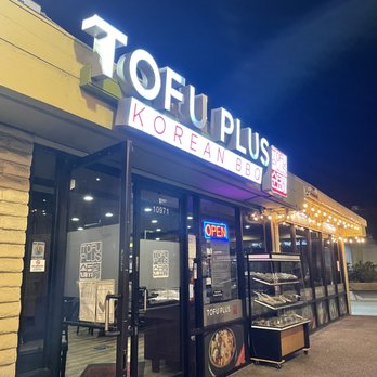 Tofu Plus - Outside sign - Korean Near Me - Cupertino, California