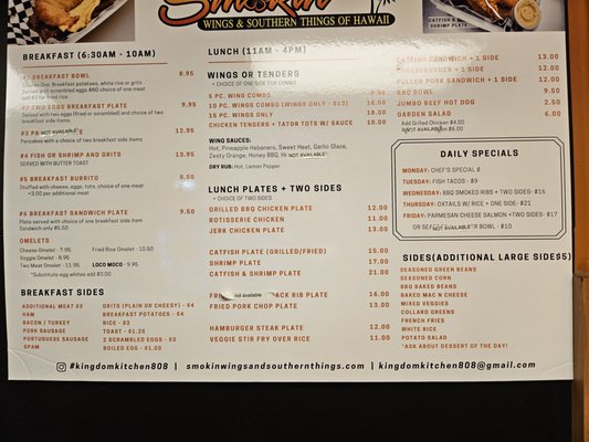 Menu photo 5 Smokin’ Wings and Southern Things Honolulu, HI Menu photo 5 Smokin’ Wings and Southern Things Honolulu, HI