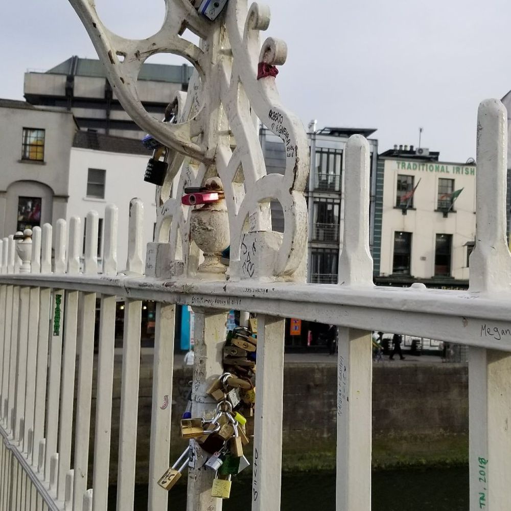 The Ha'penny Bridge - Locks - Landmarks & Historical Buildings Near Me The Ha'penny Bridge - Locks - Landmarks & Historical Buildings Near Me