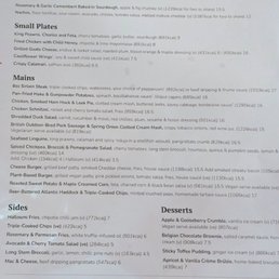 Menu as of Sept 15, 2023 Menu as of Sept 15, 2023
