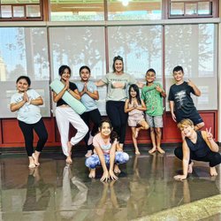Beyond Essentials - Another success kids yoga class at the LB Community Center.