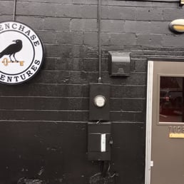 Front entrance (on the back of the building)