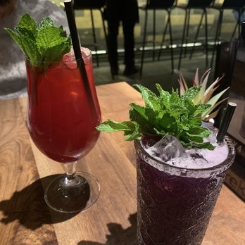 Eureka! - Lavender Iced Tea + Watermelon Hibiscus Spicy Agua Fresca - American Near Me - Las Vegas, Nevada