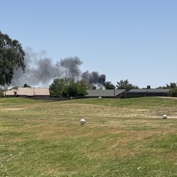 Golf Ranch - Fire and dead grass