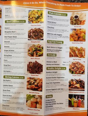 Menu photo 6 China A Gogo Las Vegas , NV