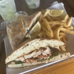 Bamboo Beach Tiki Bar & Cafe - Grilled mahi mahi sandwich