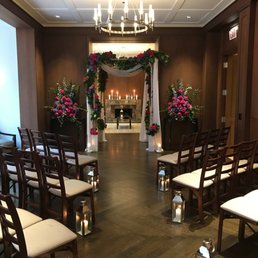 warm intimate wedding ceremony