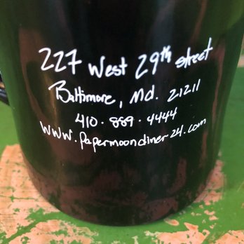Papermoon Diner - Diners Near Me - Baltimore, Maryland Papermoon Diner - Diners Near Me - Baltimore, Maryland