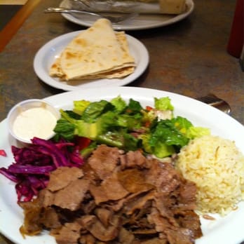 Mediterranean Kebab - Lamb and beef gyro plate - Turkish Near Me - Burlingame, California