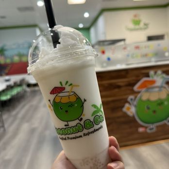 Coconut & Co - Signature Premium Coconut Shake with sago - Bubble Tea Near Me - Alhambra, California