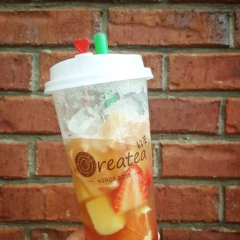 Greatea - Refreshing fresh fruit tea for a springy weekend!! Love it - Bubble Tea Near Me - Johns Creek, Georgia Greatea - Refreshing fresh fruit tea for a springy weekend!! Love it - Bubble Tea Near Me - Johns Creek, Georgia