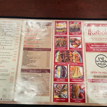 Kabobi Grill - Menu - Mediterranean Near Me - Chicago, Illinois