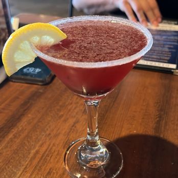 Barrel District - Blueberry lemon drop martini - Pizza Near Me - Cathedral City, California Barrel District - Blueberry lemon drop martini - Pizza Near Me - Cathedral City, California