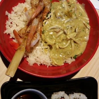 Tokyo Joe's - Green Curry shrimp bowl and spicy tuna sushi - Sushi Bars Near Me - Lakewood, Colorado Tokyo Joe's - Green Curry shrimp bowl and spicy tuna sushi - Sushi Bars Near Me - Lakewood, Colorado