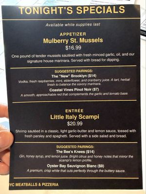 Menu photo 6 NYC Meatballs & Pizzeria St Augustine St. Augustine, FL
