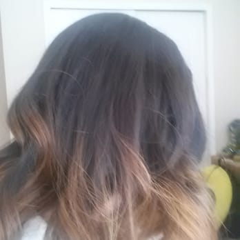 Salon Blonde - Right after giving amazing Casey a visit. For my first dye job ever!! Beautiful ombre / balyage (sp?) - Hair Salons Near Me - Davis, California