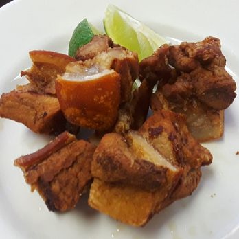 Rincon Restaurant - Chicharrón de Cerdo / Fried Pork Belly - Latin American Near Me - West New York, New Jersey Rincon Restaurant - Chicharrón de Cerdo / Fried Pork Belly - Latin American Near Me - West New York, New Jersey