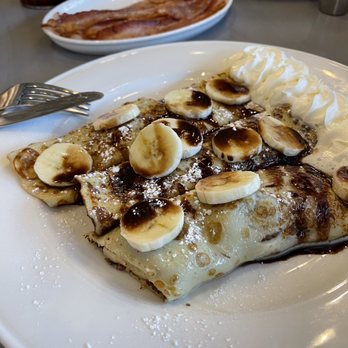 The Jagged Fork - Banana Nutella Crepe - Breakfast & Brunch Near Me - Ann Arbor, Michigan The Jagged Fork - Banana Nutella Crepe - Breakfast & Brunch Near Me - Ann Arbor, Michigan