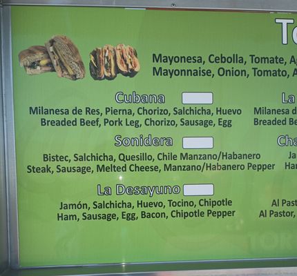 tortas y jugos los chilangos by null