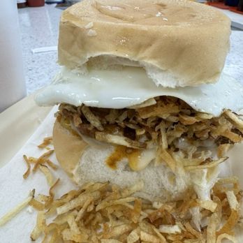 El Rey De Las Fritas - Frita a Caballo Sandwich - Cuban Near Me - Miami, Florida