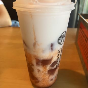 Social Eatery - peach coconut milk drink - Bubble Tea Near Me - Millbrae, California