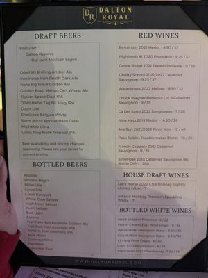 Menu photo 2 The Dalton Royal Meridian, ID Menu photo 2 The Dalton Royal Meridian, ID