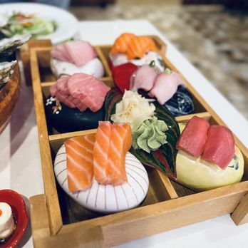 Oystra Sushi & Kitchen - Oystra Sushi & Sashimi SET $50 6pieces of nigiri, 9pieces of sashimi - Japanese Near Me - Duluth, Georgia Oystra Sushi & Kitchen - Oystra Sushi & Sashimi SET $50 6pieces of nigiri, 9pieces of sashimi - Japanese Near Me - Duluth, Georgia
