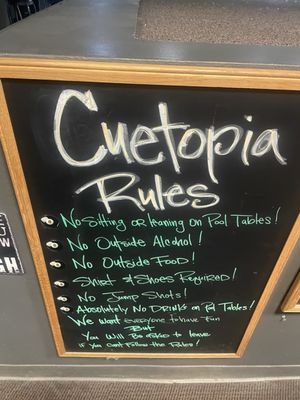 Menu photo 4 Cuetopia Billiard Cafe San Jose, CA