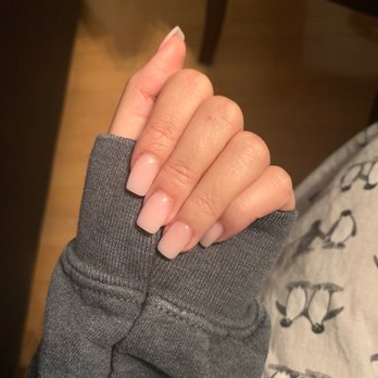 Glossi Nail Bar - round square acrylics, baby pink - Nail Salons Near Me - Colma, California Glossi Nail Bar - round square acrylics, baby pink - Nail Salons Near Me - Colma, California