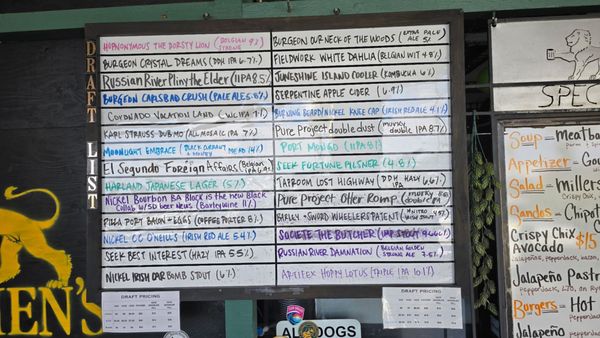 Menu photo 8 O'Brien's Pub San Diego, CA Menu photo 8 O'Brien's Pub San Diego, CA